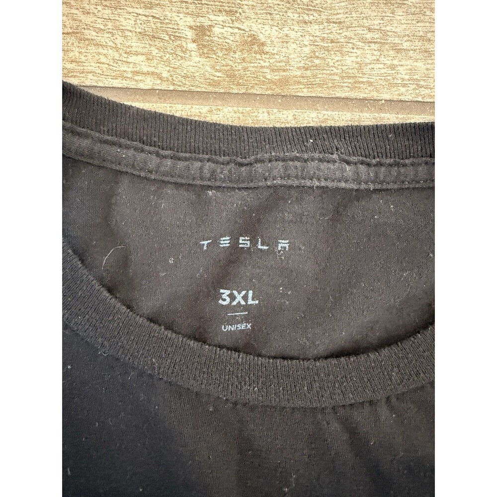 Tesla Texas crash track T-shirt 3xl Cyber truck Elon Short Sleeve Black - Picture 7 of 9